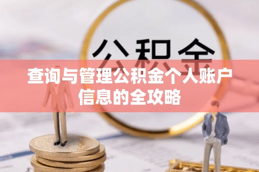 山阳查询与管理公积金个人账户信息的全攻略